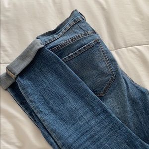 Dark Wash Mid rise jeans